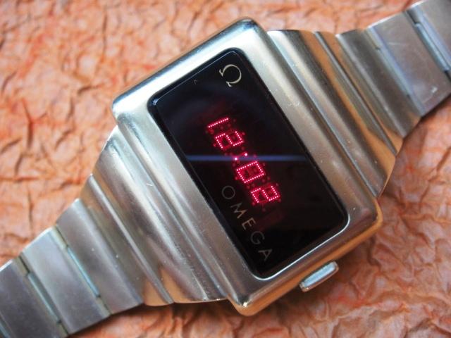 omega led watch