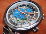 EDOX GEOSCOPE CONCORD GMT WORLDTIMER 1970