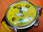 SNOOPY TENNIS MYSTERY DIAL TIMEX 1958